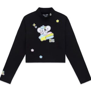 Teddy Fresh x Yurie Sekiya Collaboration Women’s Cropped Mockneck LS Tee